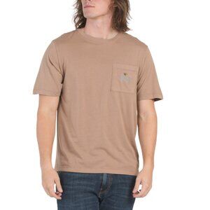 SCOTCH & SODA Light Beige Slub Short Sleeve Polo